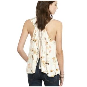 Floral free people tank